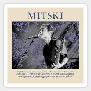 Monochrom Flowers Mitski Magnet